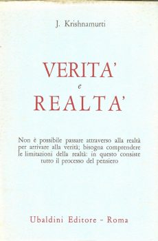 Verità e realtà di Jiddu Krishnamurti