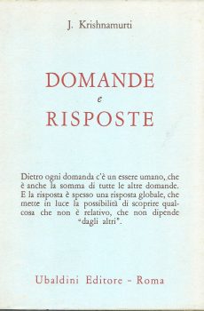 Domande e risposte di Jiddu Krishnamurti