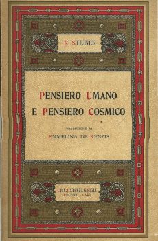 Pensiero umano e pensiero cosmico di Rudolf Steiner