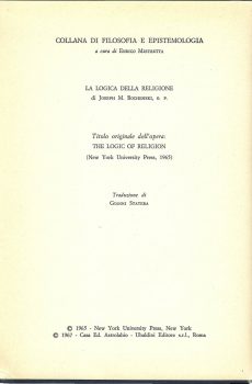 La logica della Religione di Joseph M. Bochenski