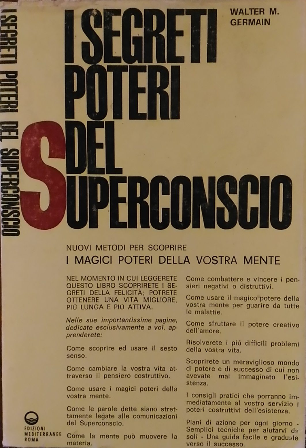 I SEGRETI POTERI DEL SUPERCONSCIO di WALTER M. GERMAIN