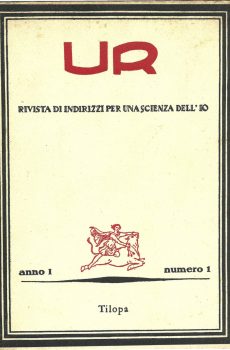 RIVISTA DI INDIRIZZI PER UNA SCIENZA DELL'IO ANNO I NUMERO 1- 1927 di UR