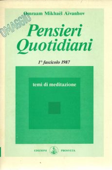 PENSIERI QUOTIDIANI (1 FASCICOLO 1987) di OMRAAM MIKHAEL AIVANHOV