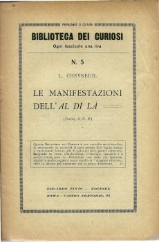 LE MANIFESTAZIONI DELL'AL DI LA' di L. CHEVREUIL - BIBLIOTECA DEI CURIOSI